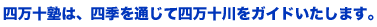 �l���\�m�́A�l�G��ʂ��Ďl���\����K�C�h�������܂�