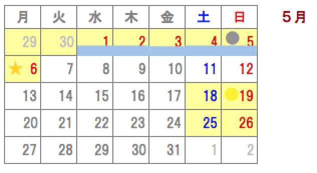 5月